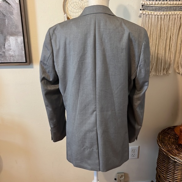 Perry Ellis Gray Men’s Slim Fit Blazer/ 44R - Picture 10 of 11
